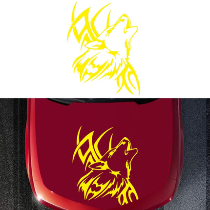 D-967 Wolf Tribe Pattern Car Modified Decorative Sticker, D-967