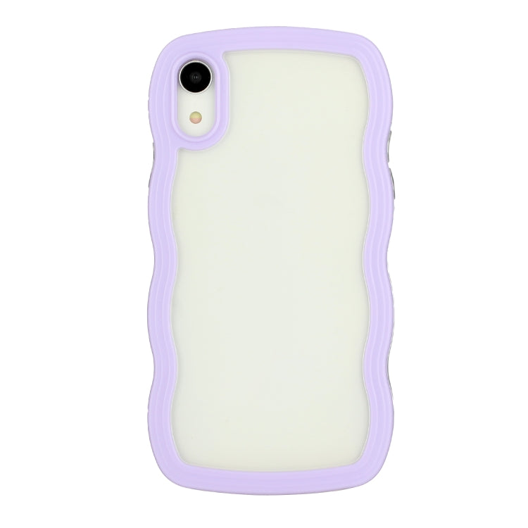 Candy Color Wave TPU Clear PC Phone Case, For iPhone XR, For iPhone XS Max, For iPhone SE 2022 / SE 2020 / 7 / 8, For iPhone 7 Plus / 8 Plus