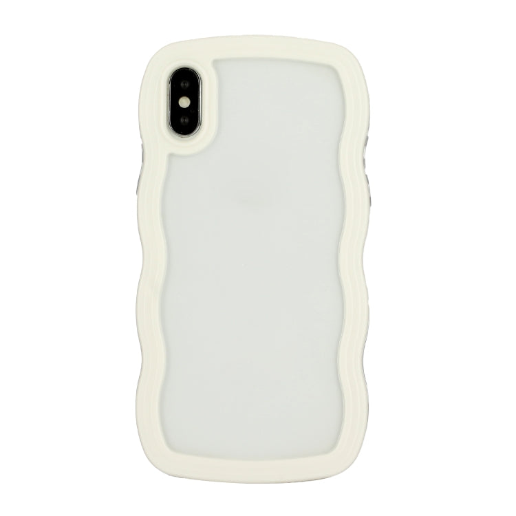 Candy Color Wave TPU Clear PC Phone Case, For iPhone XR, For iPhone XS Max, For iPhone SE 2022 / SE 2020 / 7 / 8, For iPhone 7 Plus / 8 Plus
