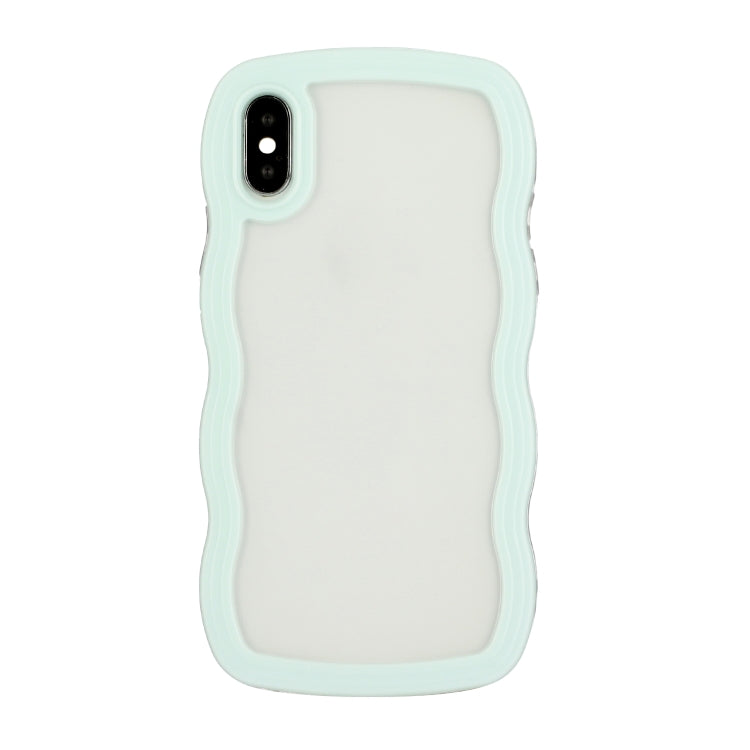 Candy Color Wave TPU Clear PC Phone Case, For iPhone XR, For iPhone XS Max, For iPhone SE 2022 / SE 2020 / 7 / 8, For iPhone 7 Plus / 8 Plus