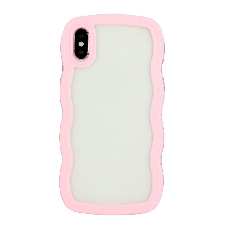 Candy Color Wave TPU Clear PC Phone Case, For iPhone XR, For iPhone XS Max, For iPhone SE 2022 / SE 2020 / 7 / 8, For iPhone 7 Plus / 8 Plus