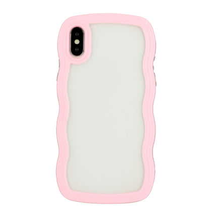 Candy Color Wave TPU Clear PC Phone Case, For iPhone XR, For iPhone XS Max, For iPhone SE 2022 / SE 2020 / 7 / 8, For iPhone 7 Plus / 8 Plus