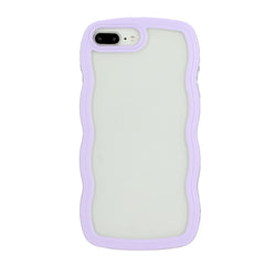 Candy Color Wave TPU Clear PC Phone Case, For iPhone XR, For iPhone XS Max, For iPhone SE 2022 / SE 2020 / 7 / 8, For iPhone 7 Plus / 8 Plus
