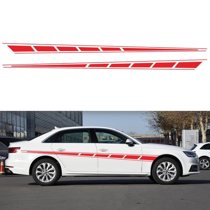 2 PCS/Set D-970 Checkered Flag Pattern Car Modified Decorative Sticker, D-970