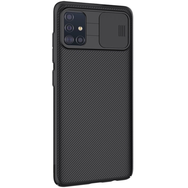 NILLKIN Black Mirror Series PC Camshield Full Coverage Dust-proof Scratch Resistant Mobile Phone Case, For Samsung Galaxy A51