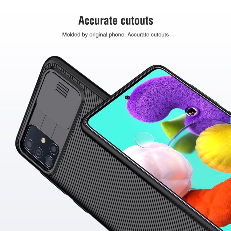 NILLKIN Black Mirror Series PC Camshield Full Coverage Dust-proof Scratch Resistant Mobile Phone Case, For Samsung Galaxy A51