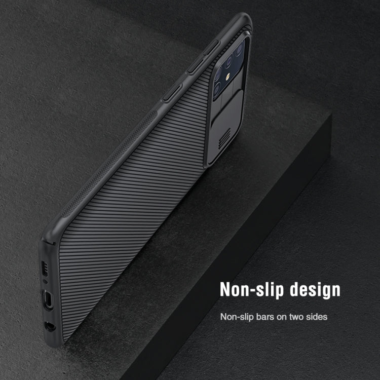 NILLKIN Black Mirror Series PC Camshield Full Coverage Dust-proof Scratch Resistant Mobile Phone Case, For Samsung Galaxy A51