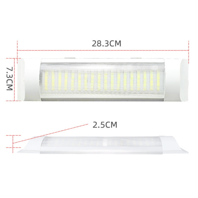 2 PCS ZS-3331 12-80V High Bright 84LEDs RV Dome Light Cabin Light Bar, ZS-3331