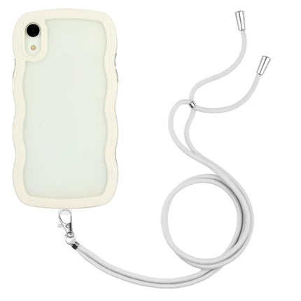 Lanyard Candy Color Wave TPU Clear PC Phone Case, For iPhone XR, For iPhone XS Max, For iPhone SE 2022 / 2020 / 7 / 8, For iPhone 8 Plus / 7 Plus
