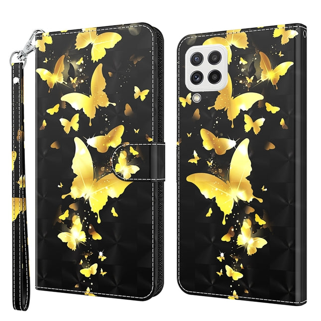3D Painting Pattern Flip Leather Phone Case, For Samsung Galaxy A22 4G / M32 4G, For Sony Xperia 1 IV