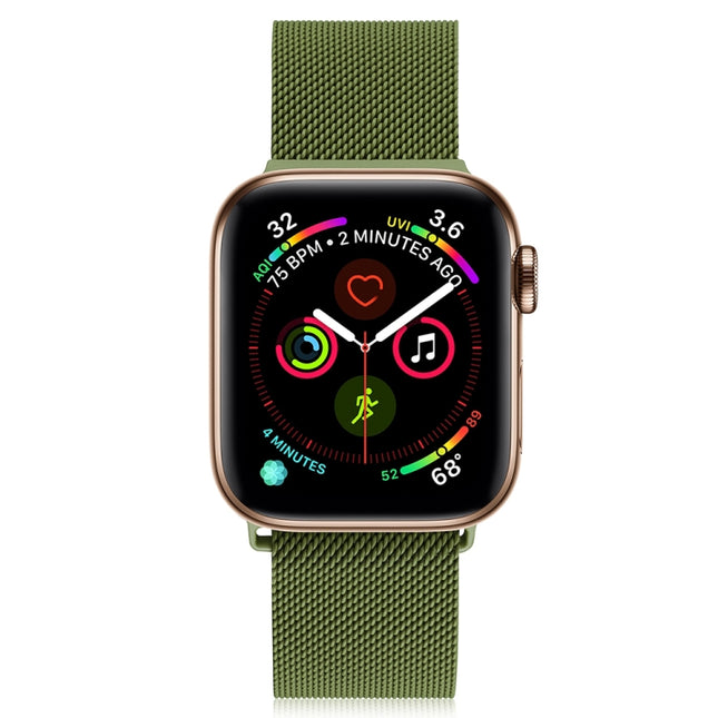 Milanese Stainless Steel Watch Band For Apple Watch Series, 7 45mm / 6&SE&5&4 44mm / 3&2&1 42mm