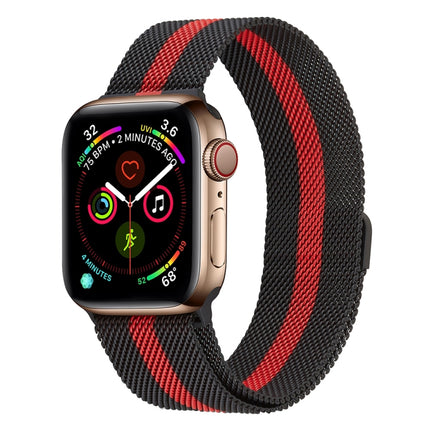 Milanese Stainless Steel Watch Band For Apple Watch Series, 7 45mm / 6&SE&5&4 44mm / 3&2&1 42mm