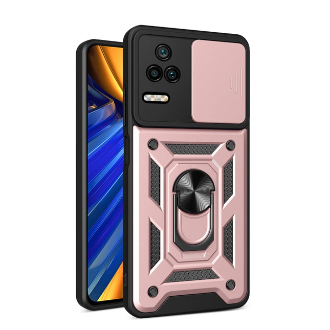 Sliding Camera Design TPU + PC Phone Case, For Xiaomi Poco F4/Redmi K40S