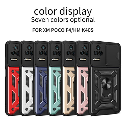 Sliding Camera Design TPU + PC Phone Case, For Xiaomi Poco F4/Redmi K40S