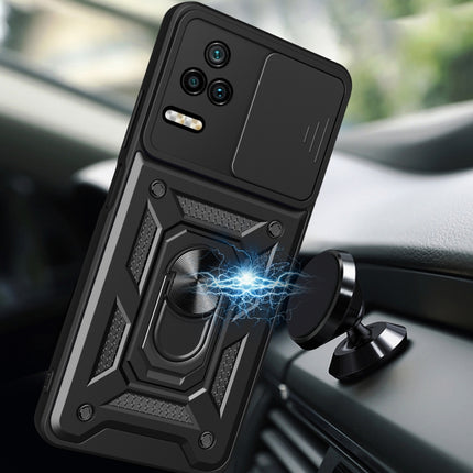 Sliding Camera Design TPU + PC Phone Case, For Xiaomi Poco F4/Redmi K40S