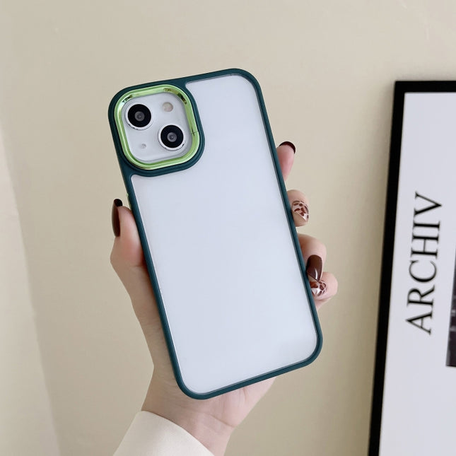 3 in 1 Electroplated Acrylic Phone Case, For iPhone 14, For iPhone 14 Plus, For iPhone 14 Pro