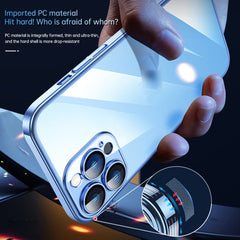 SULADA JINGJIA Series Lens Protector PC Phone Case, For iPhone 12, For iPhone 12 Pro, For iPhone 12 Pro Max