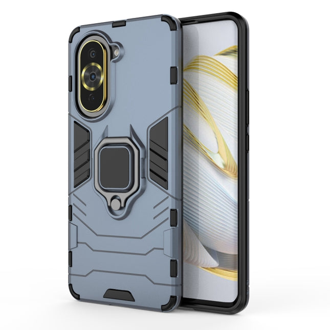 Shockproof PC + TPU Protective Phone Case with Magnetic Ring Holder, For Huawei Nova 10 Pro 4G