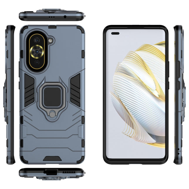 Shockproof PC + TPU Protective Phone Case with Magnetic Ring Holder, For Huawei Nova 10 Pro 4G
