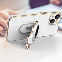 Plating Astronaut Holder Phone Case, For iPhone 13 Pro Max, For iPhone 13 Pro, For iPhone 13