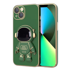 Plating Astronaut Holder Phone Case, For iPhone 13 mini, For iPhone 12 Pro Max, For iPhone 12 Pro