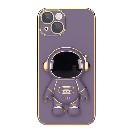 Plating Astronaut Holder Phone Case, For iPhone 12, For iPhone 12 mini