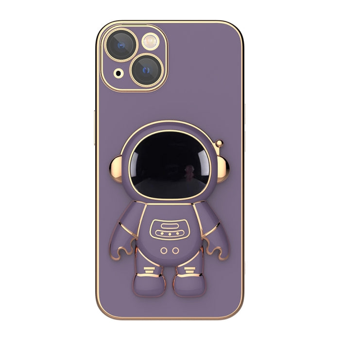 Plating Astronaut Holder Phone Case, For iPhone 11 Pro Max, For iPhone 11 Pro