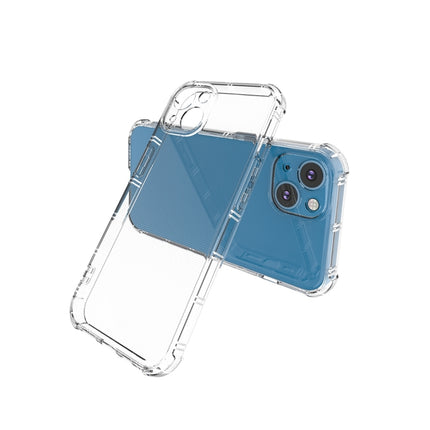 Straight Side Dual Bone Anti-fall TPU Transparent Protective Case, For iPhone 14, For iPhone 14 Plus, For iPhone 14 Pro, For iPhone 14 Pro Max