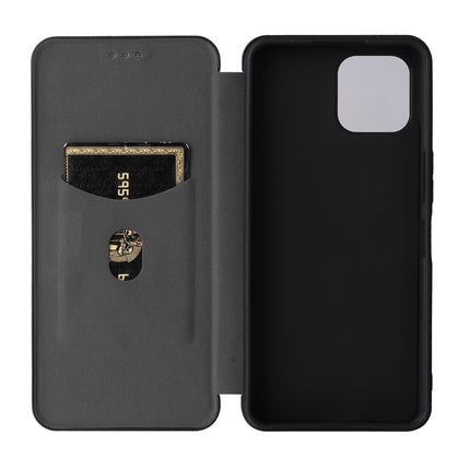 Carbon Fiber Texture Magnetic Leather Phone Case, For Tone E22, For vivo S12 5G / V23 5G, For Redmi Note 11T Pro / Note 11T Pro+ 5G, For Motorola Moto G42