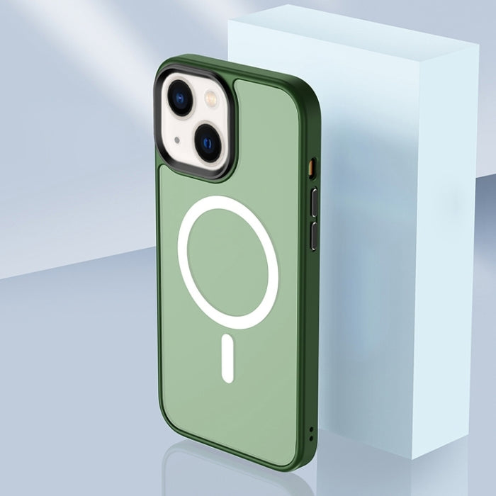 Skin Feel TPU + Frosted PC MagSafe Phone Case, For iPhone 14, For iPhone 14 Plus, For iPhone 14 Pro