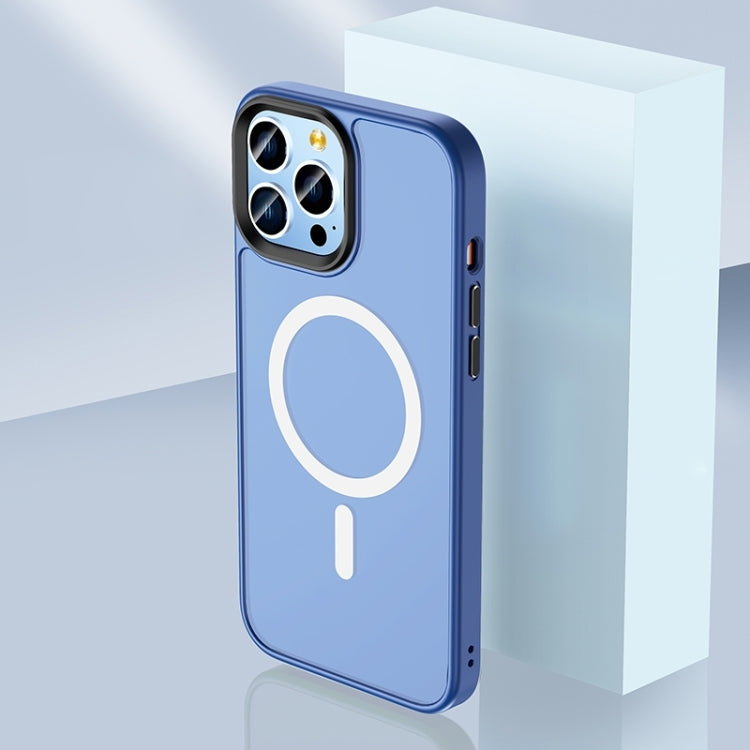 Skin Feel TPU + Frosted PC MagSafe Phone Case, For iPhone 14, For iPhone 14 Plus, For iPhone 14 Pro