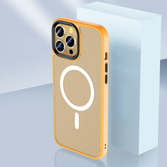 Skin Feel TPU + Frosted PC MagSafe Phone Case, For iPhone 14, For iPhone 14 Plus, For iPhone 14 Pro, For iPhone 14 Pro Max