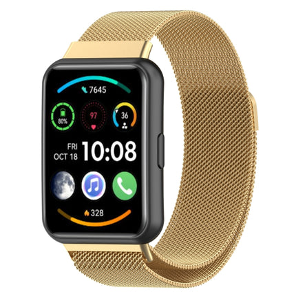For Huawei Watch Fit 2 Milan Magnetic Stainless Steel Watch Band