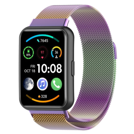 For Huawei Watch Fit 2 Milan Magnetic Stainless Steel Watch Band
