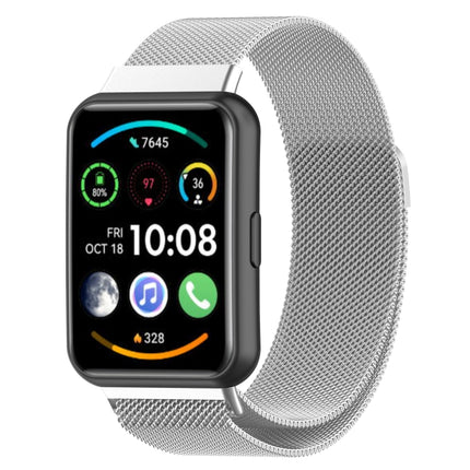 For Huawei Watch Fit 2 Milan Magnetic Stainless Steel Watch Band