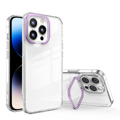 Transparent Invisible Bracket Shockproof Phone Case, For iPhone 14, For iPhone 14 Plus, For iPhone 14 Pro, For iPhone 14 Pro Max