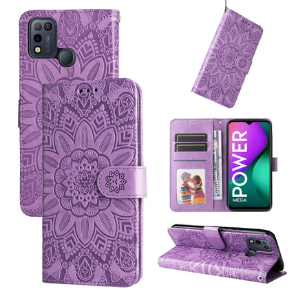 Embossed Sunflower Leather Phone Case, For Infinix Smart 5