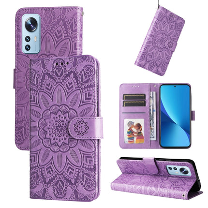 Embossed Sunflower Leather Phone Case, For Xiaomi Poco M4 Pro 4G, For Xiaomi Poco X4 Pro 5G, For Xiaomi 11T / 11T Pro, For Xiaomi 12 Lite
