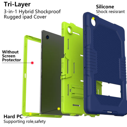 Contrast Color Robot Shockproof Silicone + PC Tablet Case, For Samsung Galaxy Tab A8 10.5 2021 X200
