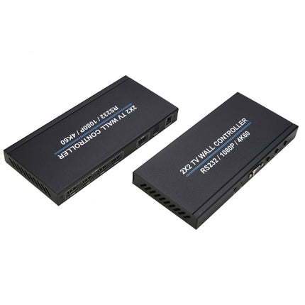 BT100 4K 60Hz 1080P 2 x 2 TV Wall Controller, US Plug, EU Plug, UK Plug, AU Plug