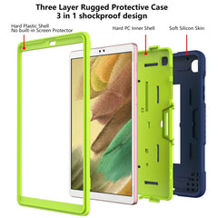 Contrast Color Robot Shockproof Silicone + PC Tablet Case, For Samsung Galaxy A7 Lite T220, For Samsung Galaxy Tab A 8.0 2019 T290