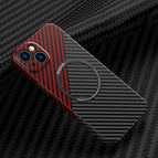 For iPhone 14 / Black Red