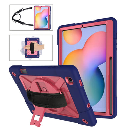 Contrast Color Robot Silicone + PC Tablet Case, For Samsung Galaxy Tab S6 Lite P610, For Samsung Galaxy Tab A 8.4 T307
