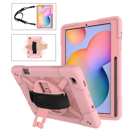Contrast Color Robot Silicone + PC Tablet Case, For Samsung Galaxy Tab S6 Lite P610, For Samsung Galaxy Tab A 8.4 T307