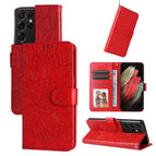 For Samsung Galaxy S21 Ultra 5G / Red