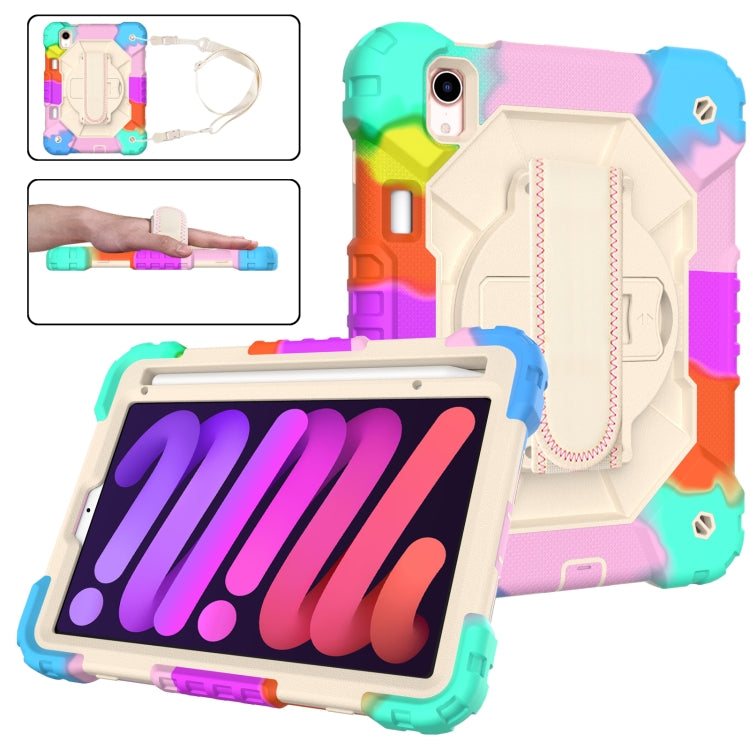 Contrast Color Robot Silicone + PC Tablet Case, For iPad mini 2024 / mini 6, For iPad mini 6