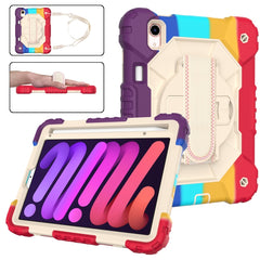 Contrast Color Robot Silicone + PC Tablet Case, For iPad mini 2024 / mini 6, For iPad mini 6