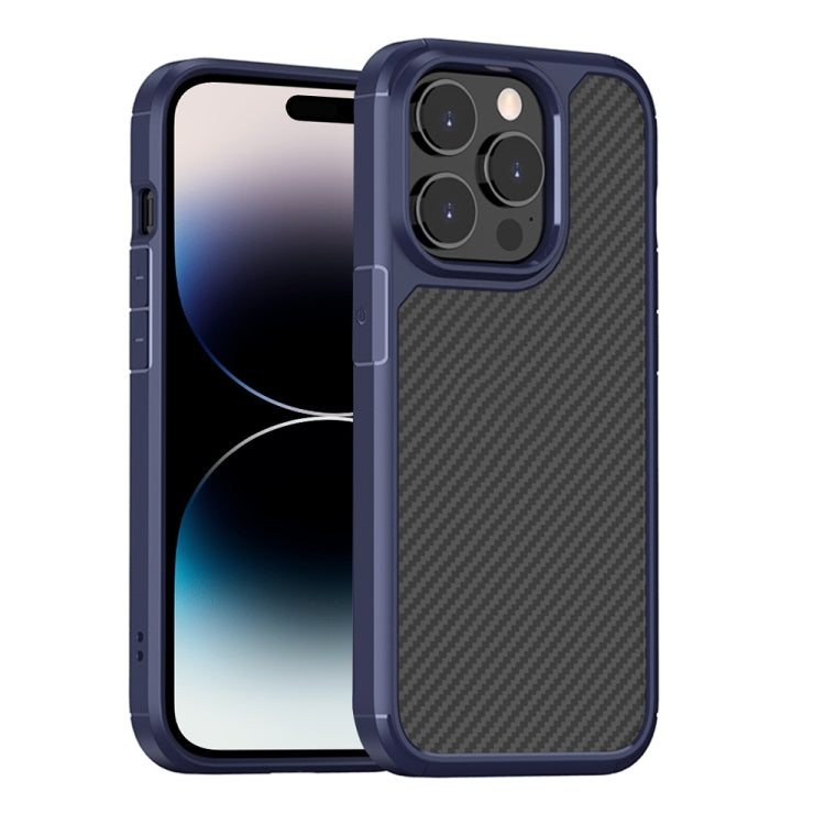 Carbon Fiber Texture Case, For iPhone 14 Pro Max, For iPhone 14