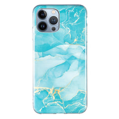 IMD Marble Pattern TPU Phone Case, For iPhone 13 mini, For iPhone 13, For iPhone 13 Pro, For iPhone 13 Pro Max, For iPhone 12 mini