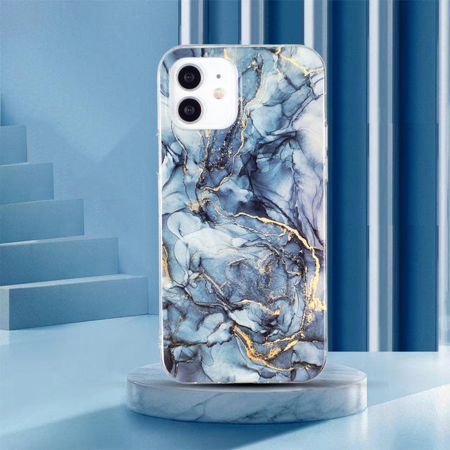 IMD Marble Pattern TPU Phone Case